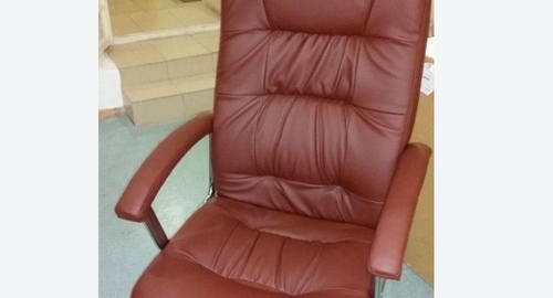Обтяжка офисного кресла. Качканар